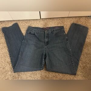Gloria Vanderbilt Classic Straight Leg Blue Jeans